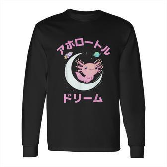 Axolotl Anime Japan Kawaii Pastel Goth Aesthetic Nu Goth Long Sleeve T-Shirt | Favorety