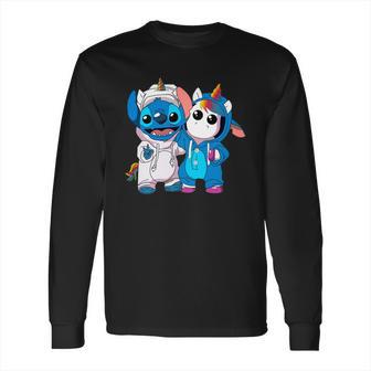 Baby Unicorn And Stitch Long Sleeve T-Shirt | Favorety AU