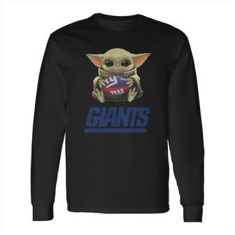 Baby Yoda Hug Giants Long Sleeve T-Shirt | Favorety UK