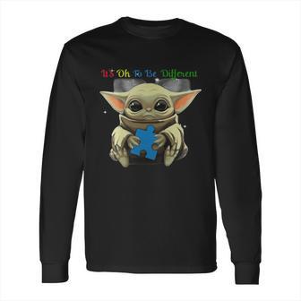 Baby Yoda It’S Ok To Be Different Long Sleeve T-Shirt | Favorety UK