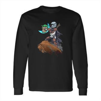 Baby Yoda Mandalion Lion King Shirt Long Sleeve T-Shirt | Favorety CA