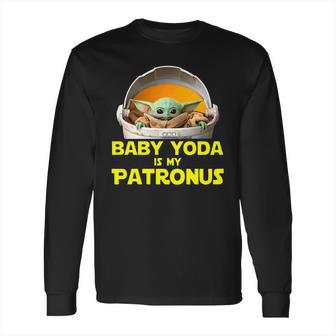 Baby Yoda The Mandalorian Is My Patronus Shirt Long Sleeve T-Shirt | Favorety DE