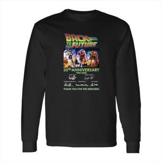 Back To The Future 35Th Anniversary 1985-2020 Signatures Shirt Long Sleeve T-Shirt | Favorety CA