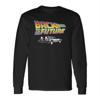 Back To The Future 8Bit Delorean Long Sleeve T-Shirt | Favorety AU