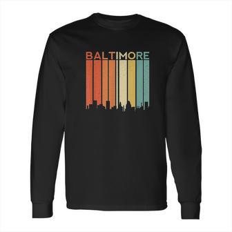 Baltimore Maryland Vintage Long Sleeve T-Shirt | Favorety CA