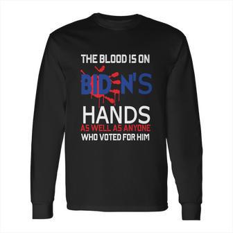 Bareshelves Fjb Bare Shelves Biden Sucks Political Biden Idiot Fuck Biden Long Sleeve T-Shirt | Favorety AU