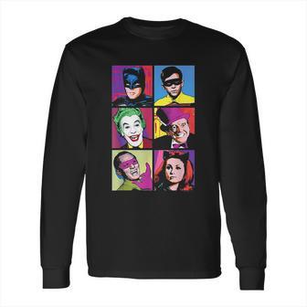 Batman Classic Tv Series Pop Cast Long Sleeve T-Shirt | Favorety AU