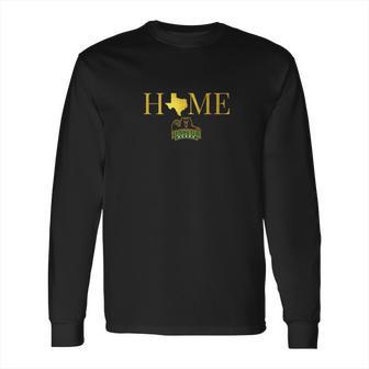 Baylor Bears Texas Home In Shiny Gold Apparel Long Sleeve T-Shirt | Favorety CA