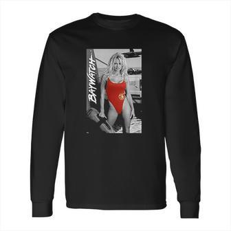 Baywatch Pamela Anderson Red Swim Suit Long Sleeve T-Shirt | Favorety DE