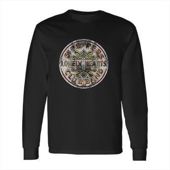 The Beatles Sgt Pepper Drum Burnout Long Sleeve T-Shirt | Favorety DE