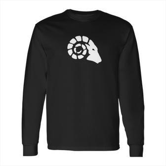 Bellwether Bighorn Sheep White Logo Long Sleeve T-Shirt | Favorety