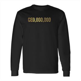 Bibox Plus Entrepreneur Ceo000000 Gold Startup Long Sleeve T-Shirt | Favorety DE