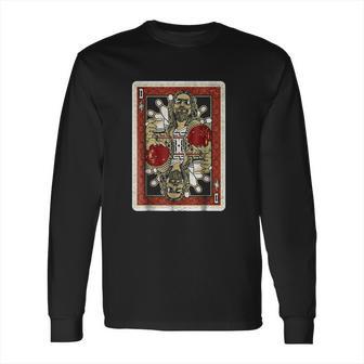 The Big Lebowski The Dude Abides Playing Card Long Sleeve T-Shirt | Favorety