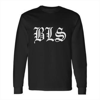 Black Label Society White Word Art Long Sleeve T-Shirt | Favorety