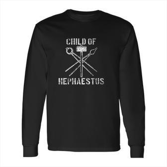 Blacksmith Child Of Hephaestus Long Sleeve T-Shirt | Favorety CA