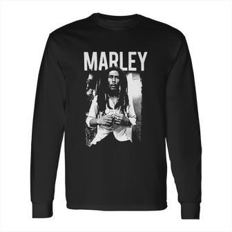 Bob Marley Black And White Photo Long Sleeve T-Shirt | Favorety UK