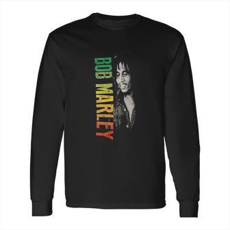 Bob Marley Marley Smile Gardient Long Sleeve T-Shirt | Favorety AU