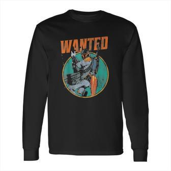 Boba Fett Wanted Distressed Mandalorian Long Sleeve T-Shirt | Favorety DE