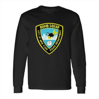 The Bomb Squad Nypd Cool Vector Long Sleeve T-Shirt | Favorety