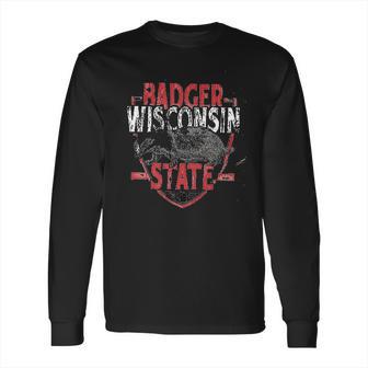 Brisco Brands Wisconsin Badger State Long Sleeve T-Shirt | Favorety CA