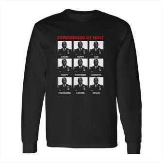 Brooklyn Nine Nine Expressions Of Holt Long Sleeve T-Shirt | Favorety UK