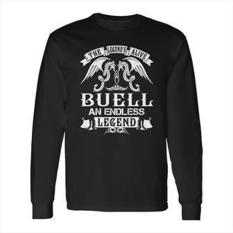 Buell Last Name Surname Tshirt Long Sleeve T-Shirt | Favorety