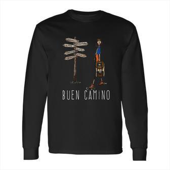 Buen Camino De Santiago Pilgrim Hiking Way Of St James Long Sleeve T-Shirt | Favorety CA