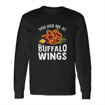 Buffalo Wings Game Day Snack Long Sleeve T-Shirt | Favorety DE