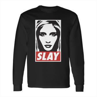 Buffy The Vampire Slayer Sarah Michelle Gellar T-Shirt Long Sleeve T-Shirt | Favorety CA