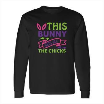 This Bunny Gets All The Chicks Simple Long Sleeve T-Shirt | Favorety AU