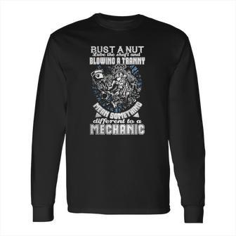 Bust A Nut And Blow A Tranny Long Sleeve T-Shirt | Favorety UK