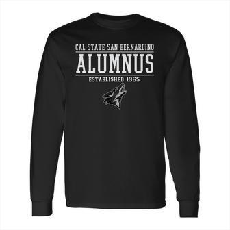 Cal State San Bernardino Alumnus Long Sleeve T-Shirt | Favorety UK