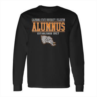 California State University Fullerton Alumnus Long Sleeve T-Shirt | Favorety UK