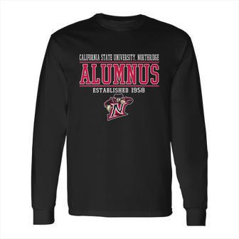 California State University Northridge Alumnus Long Sleeve T-Shirt | Favorety CA