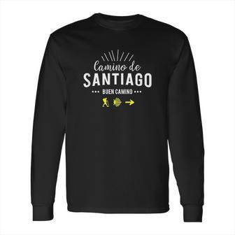 Camino De Santiago Compostela Hikers Pilgrims Spain Gift Long Sleeve T-Shirt | Favorety CA