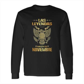 Camiseta Cumpleanos Hombres Leyenda Noviembre Playera Long Sleeve T-Shirt | Favorety AU