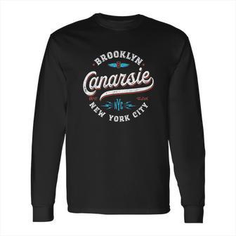 Canarsie Brooklyn New York Retro Vintage Graphic Long Sleeve T-Shirt | Favorety AU