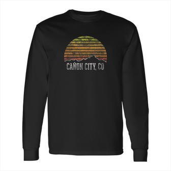 Canon City Colorado Mountain Sunset Winter Long Sleeve T-Shirt | Favorety UK