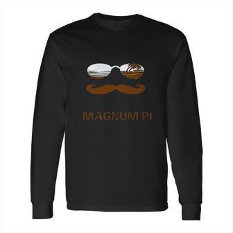 Captain Magnum Retro Vintage Science Love Pi Day Funny Long Sleeve T-Shirt | Favorety UK