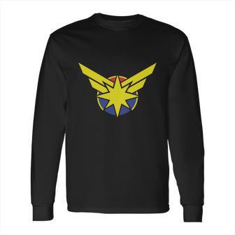 Captain Marvel Logo T-Shirt Long Sleeve T-Shirt | Favorety AU