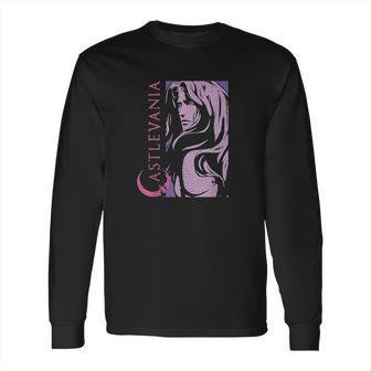 Castlevania Alucard Dark Portrait Long Sleeve T-Shirt | Favorety CA