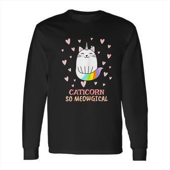 Caticorn So Meowgical Long Sleeve T-Shirt | Favorety CA