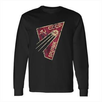 Cccp Original Sputnik Russia Space Program Gift Ussr Long Sleeve T-Shirt | Favorety DE