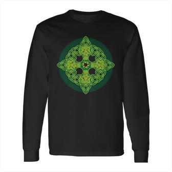 Celtic Knot Cross St Patricks Day Long Sleeve T-Shirt | Favorety CA