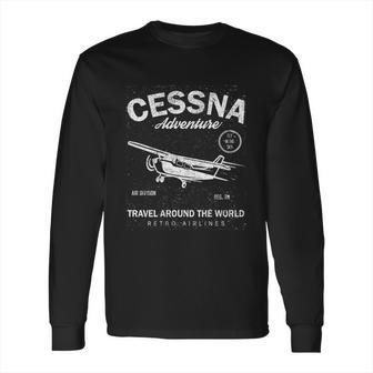 Cessna Distressed Long Sleeve T-Shirt | Favorety UK