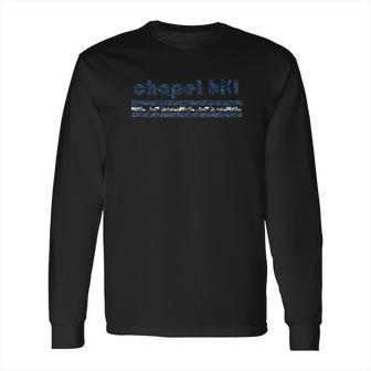 Chapel Hill North Carolina Vintage Retro Stripe Long Sleeve T-Shirt | Favorety AU