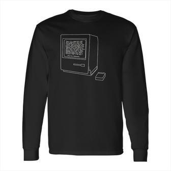 Charles Bukowski Computers Long Sleeve T-Shirt | Favorety AU