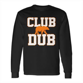 Chicago Sports Fan Club Dub Football Logo Long Sleeve T-Shirt | Favorety AU