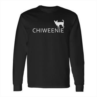 Chiweenie Dog Funny Logo Long Sleeve T-Shirt | Favorety AU