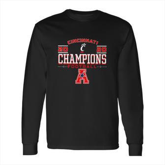 Cincinnati Bearcats 2020 Aac Football Champions Long Sleeve T-Shirt | Favorety UK